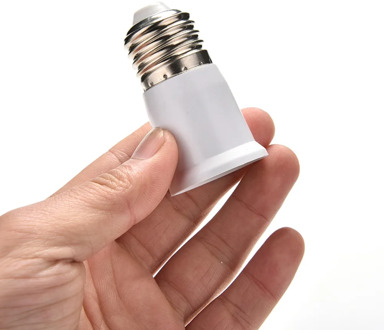 High Quality E27 To E27 Extension Socket Base CLF LED Light Bulb Lamp Adapter Converter New Style