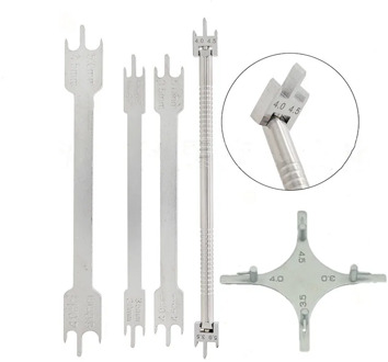 High Quality Fully Adjustable Dental Orthodontic Bracket Positioning Height Wick Gauge Instrument Tool