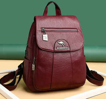 High Quality Leather Backpack Women High Capacity Travel Backpack School Bags Fashion School Backpack for Women 2020 mochilas