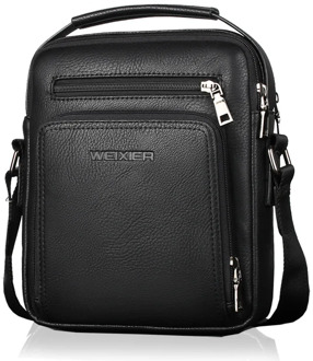 High Quality Leather Male Casual Design Shoulder Messenger bag PU Leather Fashion Cross-body Bag Hand-held messenger men's bag