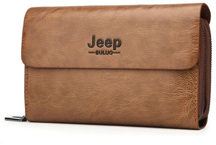 High Quality Leather Men Clutch Bags Casual Business Wrist Bag Man Long Money Wallets Male Credit Card Pocket Dark Brown Purse