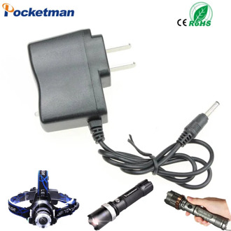 High-quality LED flashlight 18650 Battery Charger LED headlight Direct charge EU USA Plug Free shipping
