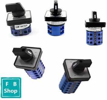 High Quality LW26-20 660V 20A Electric 3 Position 1-0-2 Terminals Rotary Cam Changeover Switch