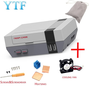 High Quality Mini NES NESPI CASE Retroflag Case With Cooling Fan Designed For Raspberry Pi 4 3 / 2 / B+