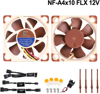 High Quality Noctua NF-A4x10 FLX 40mm 12V 5V 40X40X10 Cooling Fan 4010 Silent Cooler Fan Radiator 3D Printer Parts for ENDER 3