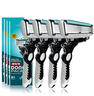 High Quality Original DORCO Razor Blades Shaver Machine 6-Layer Stainless Steel Safety Razor for Men Beard Care Hair Trimmer