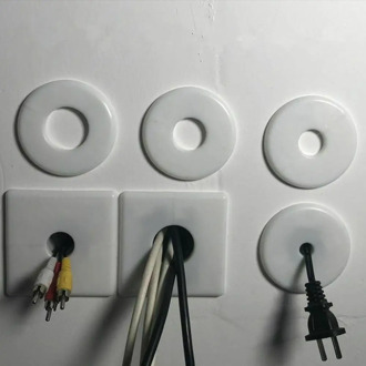 High quality Plastic wall Wire hole cover Air-conditioning pipe plug decorative cover for Home office Hotel Furniture Hardware