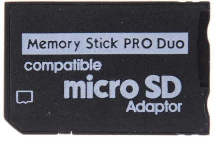 High Quality PSP Micro SD 1MB-128GB Memory Stick Pro Duo Support Memory Card Adapter Micro SD To Memory Stick Adapter