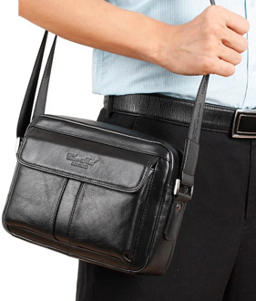 High Quality Real Cowhide Business Cross Body Bag Male Luxury Brand Famous Designer Genuine Leather Men Messenger Shoulder Bags