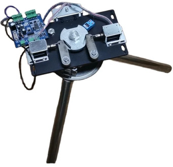 High quality semi automatic gate tripod turnstile mechanism core with tray and 3 arms