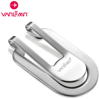 High Quality Stainless Steel Metal Money Clip Fashion Simple Silver Dollar Cash Clamp Holder Wallet For Men Women Money Clips