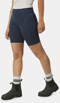 High-Rise Bike Short Dames Blauw