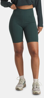 High-Rise Bike Short Dames Groen - L