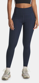 High-Rise Legging Long Dames Blauw - XL