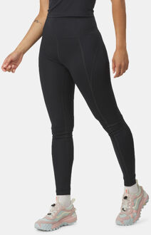 High-Rise Legging Long Dames Zwart - XL