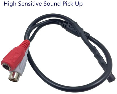 High Sensitive CCTV Microphone Mini Microphone Sound Monitor Audio Pickup for Surveillance DVR System CCTV Recorder IP Camera