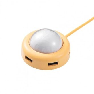 High Speed 4 Port Usb 2.0 Multi Hub Oplader Splitter Uitbreiding Kabel Adapter Voor Pc Laptop Notebook Computer geel