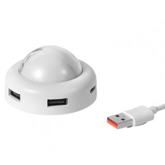 High Speed 4 Port Usb 2.0 Multi Hub Oplader Splitter Uitbreiding Kabel Adapter Voor Pc Laptop Notebook Computer wit