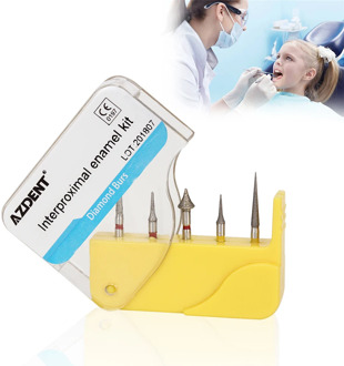 High Speed Diamond Burs Dental Orthodontic Interproximal Enamel Reduction Set For Cutting Grinding Polishing 5Pcs/Kit