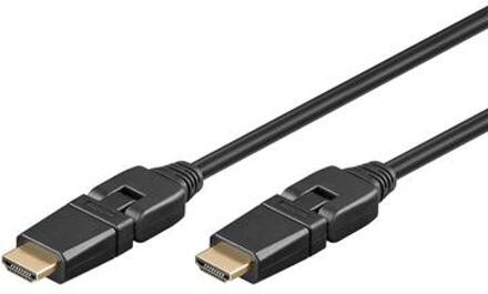 High-speed HDMI™ 360°-kabel met Ethernet