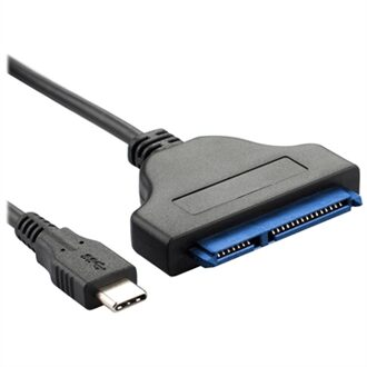 High-Speed USB-C naar SATA 2.5 Kabel Adapter - Zwart
