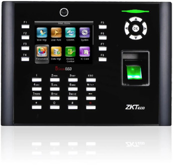 High Speed ZK Fingerprint Time Attendance Terminal iClock660 3.5 inch Screen 125Khz EM ID Card and Fingerprint Time Clock System