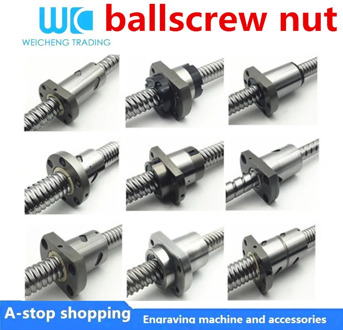 High Strength SFU2504 DFU2505 SFS2510 SFE/SFY2525 Ballscrew Nut 25mm Ball Screw Carbon Steel RM2505 For 2505 Nut Housing