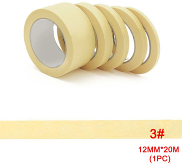 High Temperature Single Sided Adhesive PVC Vinyl Fine Line Masking Tape Car Auto Body Shops Paint Fineline Tape 8/10/12/18/30mm