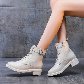 High Top Sneakers Women Fashion Classic 2020 Women's Vulcanize Shoes Brand Ladies Trainers Leather Martin boots leather boots