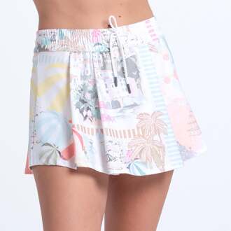 High Waist Weave It To Me Rok Dames wit - XS