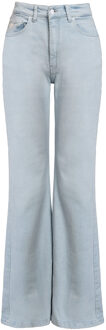 High waist wide leg flair jeans Palas  blauw - 25,26,27,28,29,30,31,32,