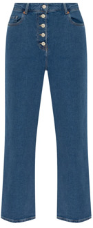 High-waisted jeans PS By Paul Smith , Blue , Dames - W27,W25,W28