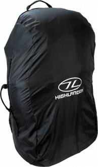 Highlander Combo cover flightbag en regenhoes voor backpacks - zwart