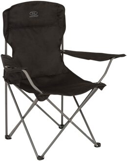 Highlander Edinburgh Campingstoel zwart - 1 SIZE