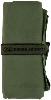 Highlander Handdoek 60 X 120 Cm Microfiber Groen 2-delig
