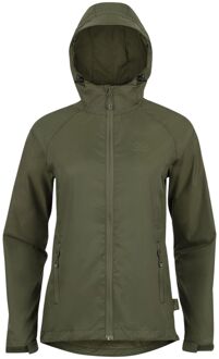 Highlander Stow & Go Packaway Regenjas Dames groen - M