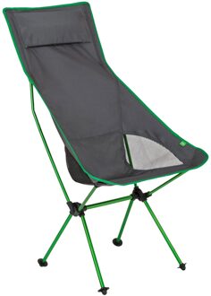 Highlander Vouwstoel 103 X 89 Cm Aluminium/polyester Groen/grijs