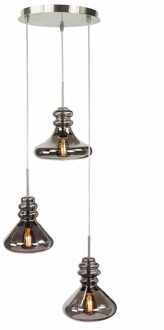 Highlight Hanglamp Astoria -2e kans- 3 lichts Ø 30 cm mat chroom