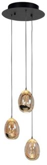 Highlight Hanglamp Golden Egg 3 Lichts 25cm Ø Led Goud
