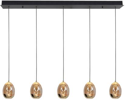 Highlight Hanglamp Golden Egg 5 Lichts Led Goud