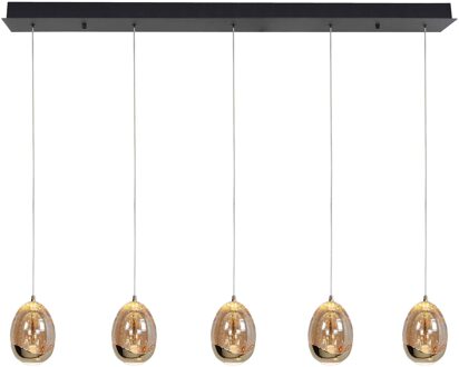 Highlight Hanglamp Golden Egg 5 Lichts Led Goud