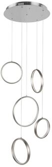 Highlight Hanglamp Olympia mat-chroom klein Zilver