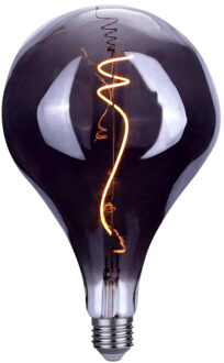 Highlight Led bulb XXL - Fancy 27 x 16 cm smoke 6W Zwart
