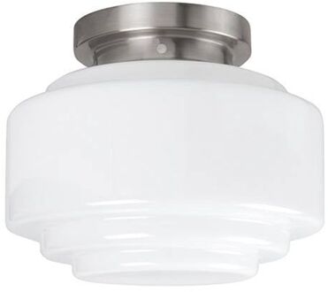 Highlight Plafondlamp Art-Deco Cambridge 25cm Zilver