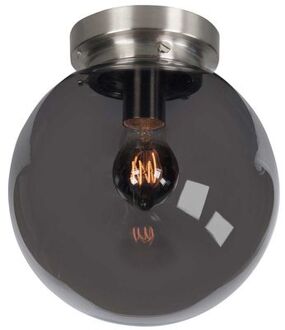 Highlight Plafondlamp Deco Globe Ø 25 cm rook Zilver