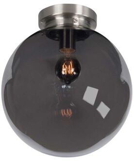 Highlight Plafondlamp Deco Globe Ø 30 cm rook Zilver