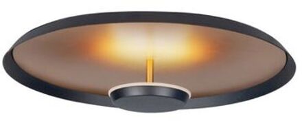 Highlight Plafondlamp Oro Ø 25,5 cm mat goud-zwart Goudkleurig
