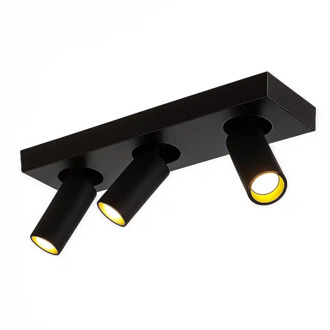 Highlight Spot Eliano 3 lichts L 36 cm zwart