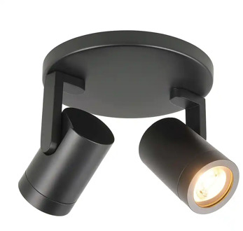 Highlight Spot HALO 2 lichts rond zwart