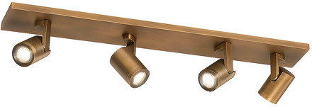 Highlight Spot HALO 4 lichts balk L 91 cm brons